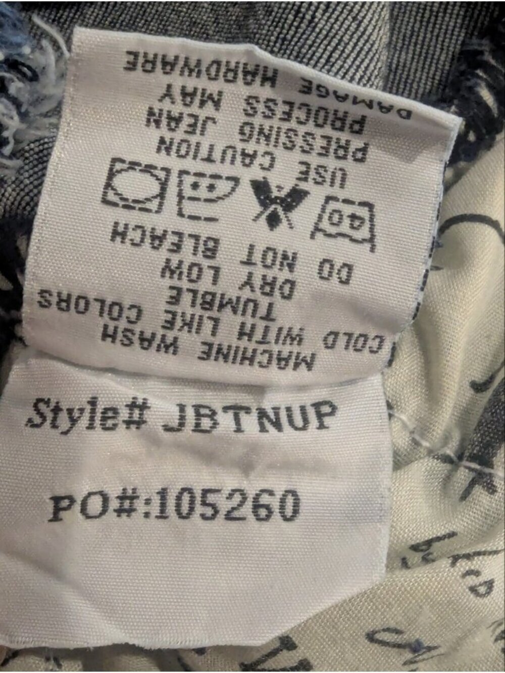 Y2K Cowgirl tuff Co Vintage jeans With Ultra Flare & Silver Button Details Sz 34 - Picture 7 of 8